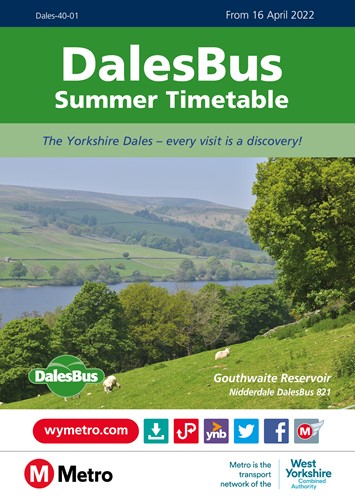 Summer Dales Bus timetable 2022
